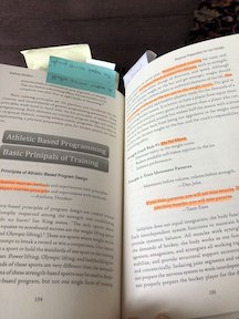 My copy of PPFIH I &##x28;lotta sticky notes and highlights