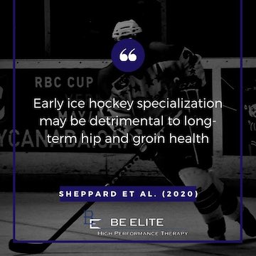 Effects of Early Hockey Specialization on Hip and Groin Function