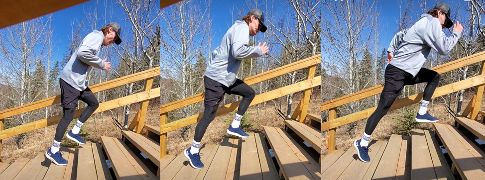 Stair conditioning for hockey players
